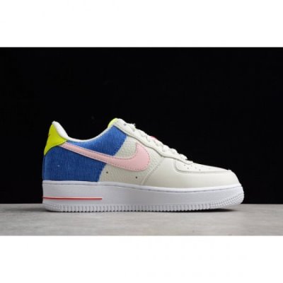 Nike Air Force 1 Bej Rengi / Mavi Kaykay Ayakkabı Türkiye - 2C8SMQTQ